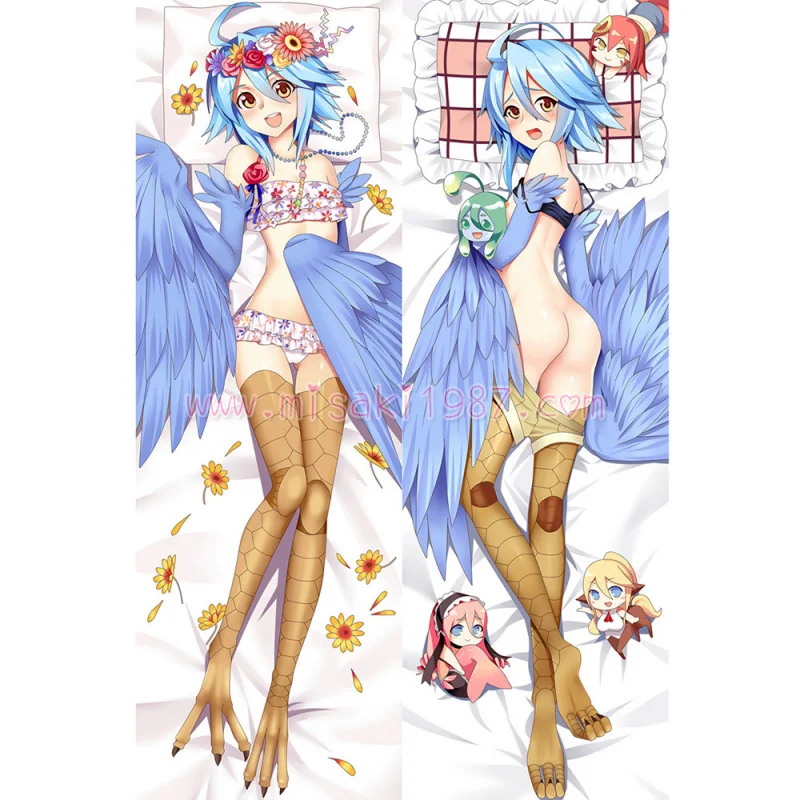 Monster Musume no Iru Nichijou Dakimakura Papi Body Pillow Case - Click Image to Close