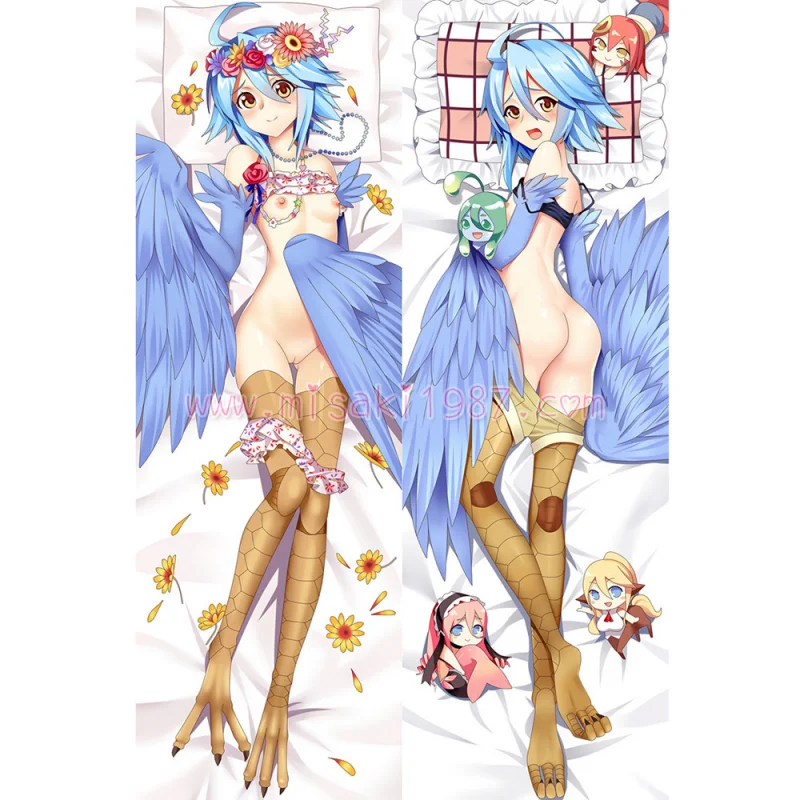 Monster Musume no Iru Nichijou Dakimakura Papi Body Pillow Case 02 - Click Image to Close