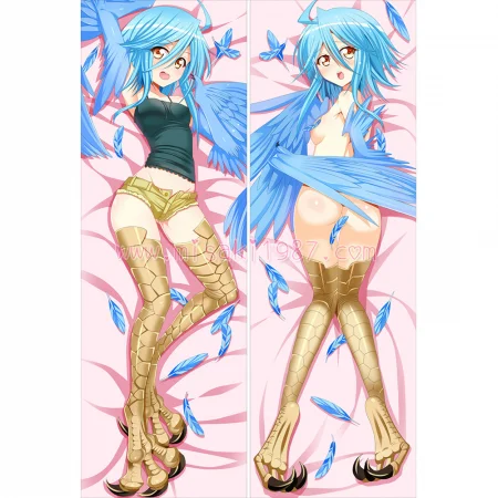 Monster Musume no Iru Nichijou Dakimakura Papi Body Pillow Case 03
