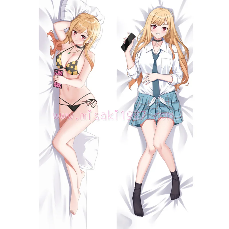 My Dress-Up Darling Dakimakura Marin Kitagawa Body Pillow Case 16 - Click Image to Close