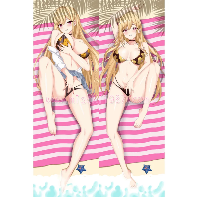 My Dress-Up Darling Dakimakura Marin Kitagawa Body Pillow Case 19 - Click Image to Close