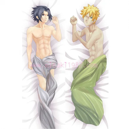 Naruto Dakimakura Sasuke Uchiha Naruto Uzumaki Body Pillow Case 04
