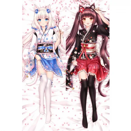 Nekopara Dakimakura Chocola Vanilla Body Pillow Case 08