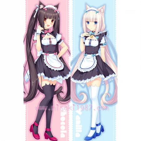 Nekopara Dakimakura Chocola Vanilla Body Pillow Case 12
