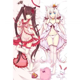 Nekopara Dakimakura Chocola Vanilla Body Pillow Case 10