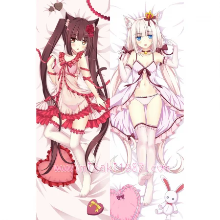 Nekopara Dakimakura Chocola Vanilla Body Pillow Case 10