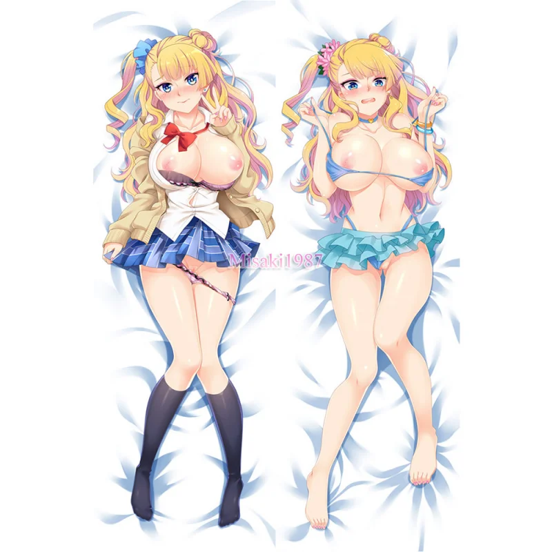 Oshiete! Galko-chan Dakimakura Galko Body Pillow Case 02 - Click Image to Close