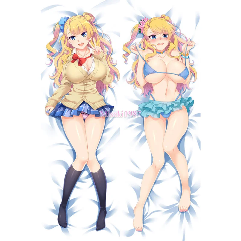 Oshiete! Galko-chan Dakimakura Galko Body Pillow Case - Click Image to Close