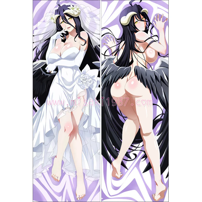 OVERLORD Dakimakura Albedo Body Pillow Case 21 - Click Image to Close