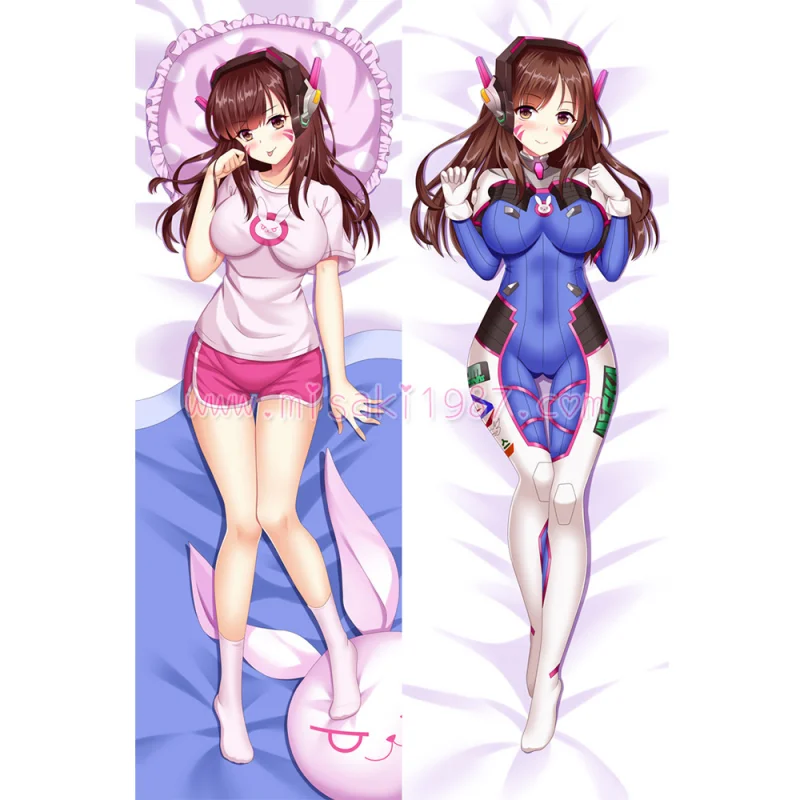 Overwatch OW Dakimakura D.Va Body Pillow Case 03 - Click Image to Close