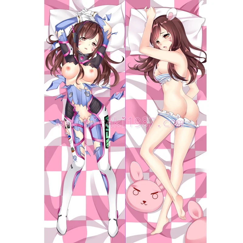 Overwatch OW Dakimakura D.Va Body Pillow Case 18 - Click Image to Close