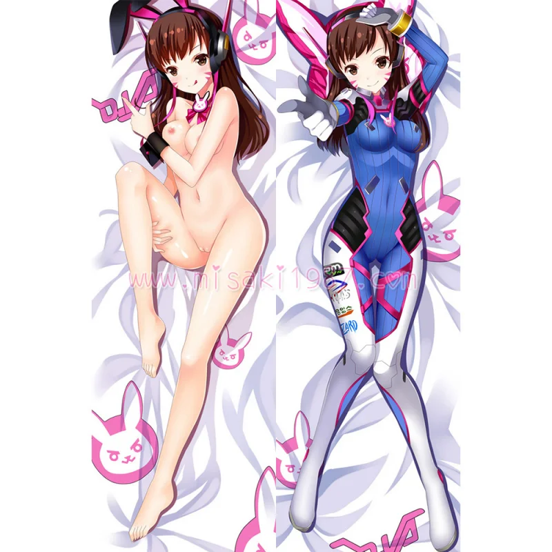 Overwatch OW Dakimakura D.Va Body Pillow Case 06 - Click Image to Close