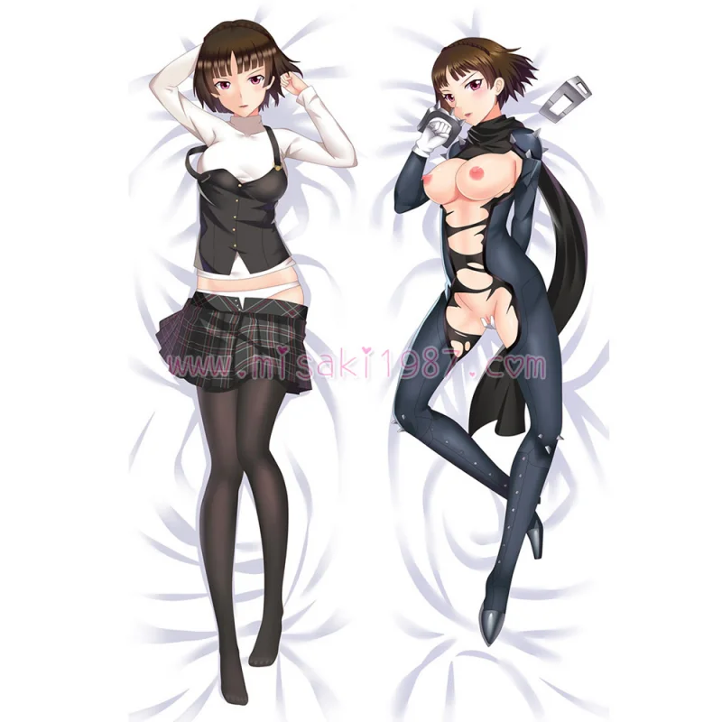 Persona 5 Dakimakura Makoto Niijima Body Pillow Case 07 - Click Image to Close