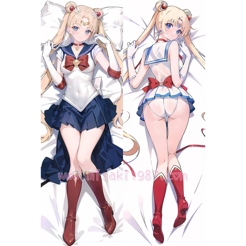 Sailor Moon Dakimakura Usagi Tsukino Body Pillow Case 05 - Click Image to Close