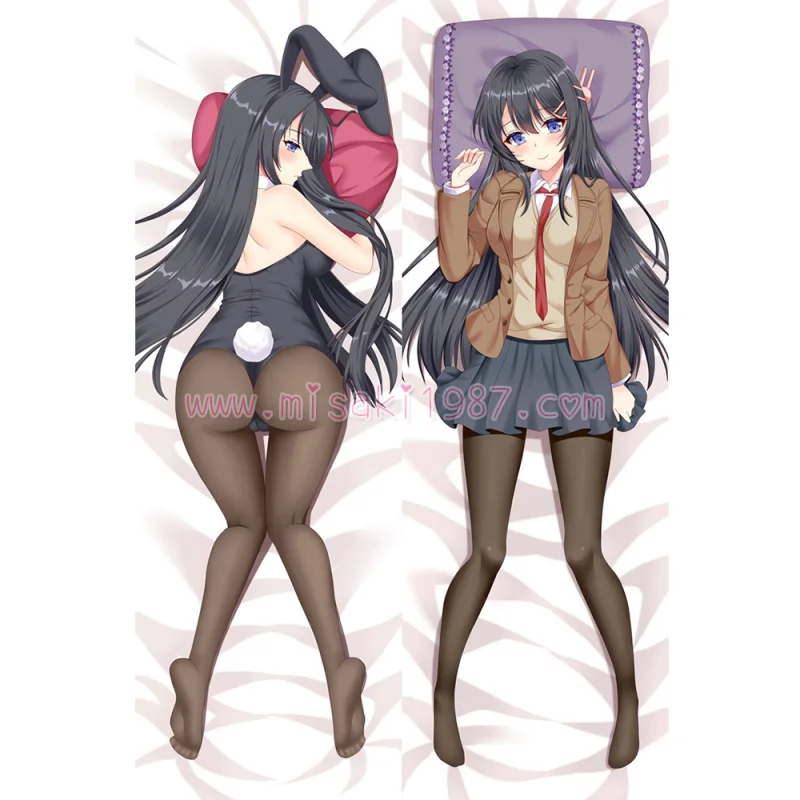 Seishun Buta Yarou Dakimakura Mai Sakurajima Body Pillow Case 15 - Click Image to Close