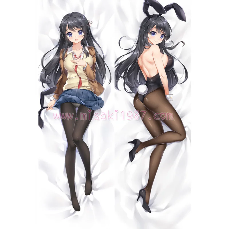 Seishun Buta Yarou Dakimakura Mai Sakurajima Body Pillow Case 12 - Click Image to Close