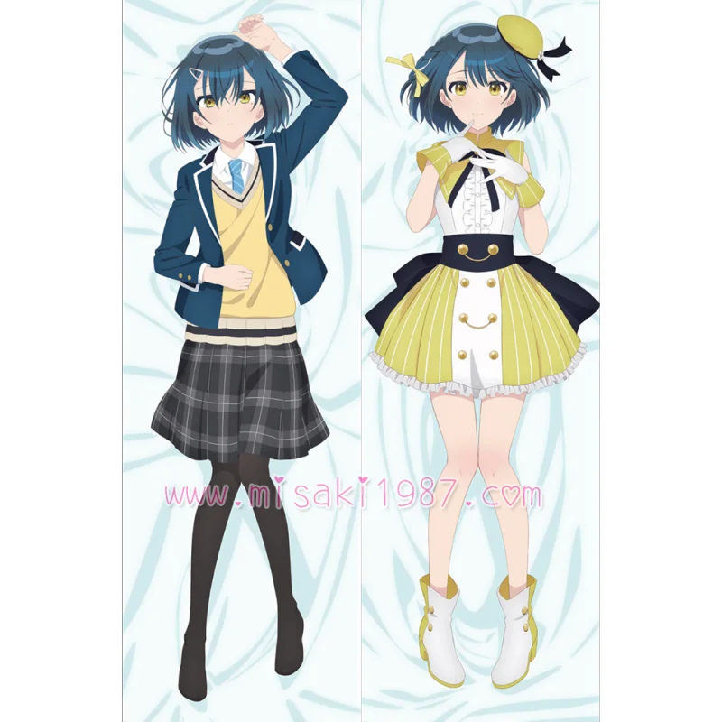Seiyuu Radio no Uraomote Dakimakura Yuuhi Yuugure Body Pillow Case - Click Image to Close