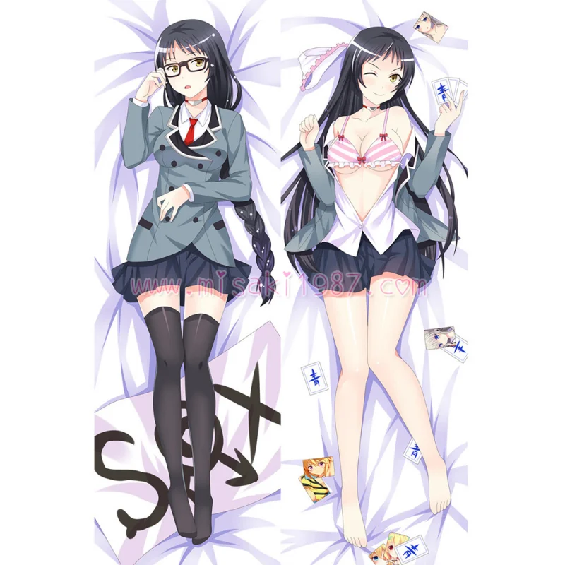 Shimoneta Dakimakura Ayame Kajou Body Pillow Case 02 - Click Image to Close