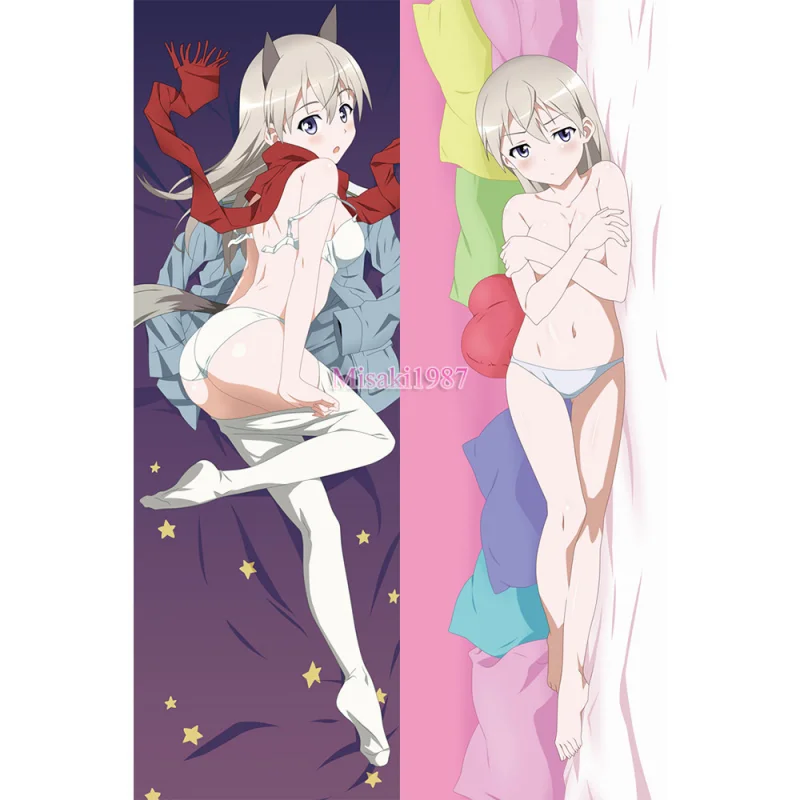 Strike Witches Dakimakura Eila Ilmatar Juutilainen Body Pillow Case - Click Image to Close