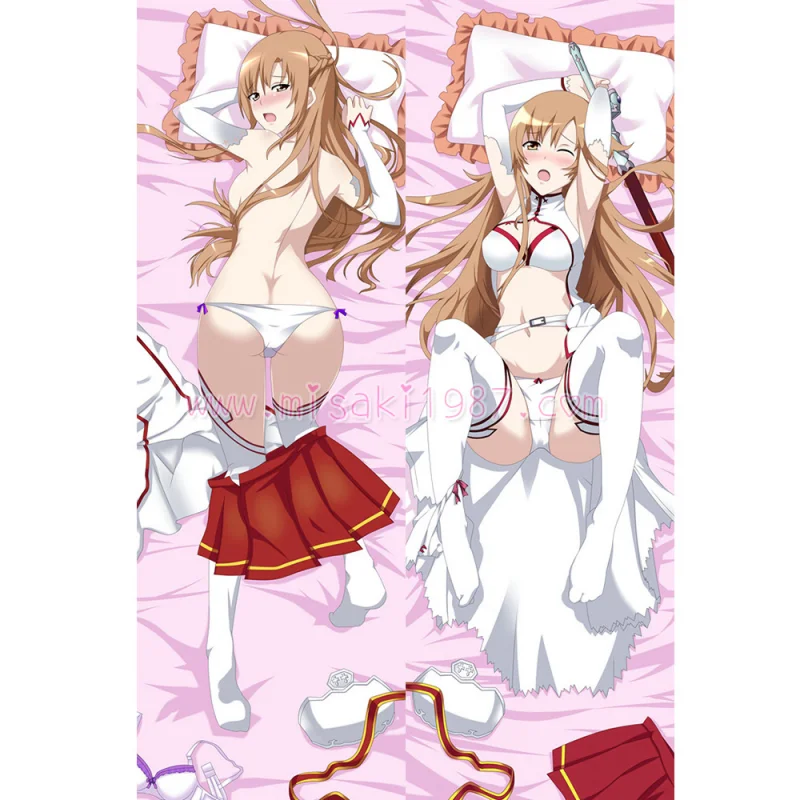 Sword Art Online Dakimakura Yuuki Asuna Body Pillow Case 22 - Click Image to Close