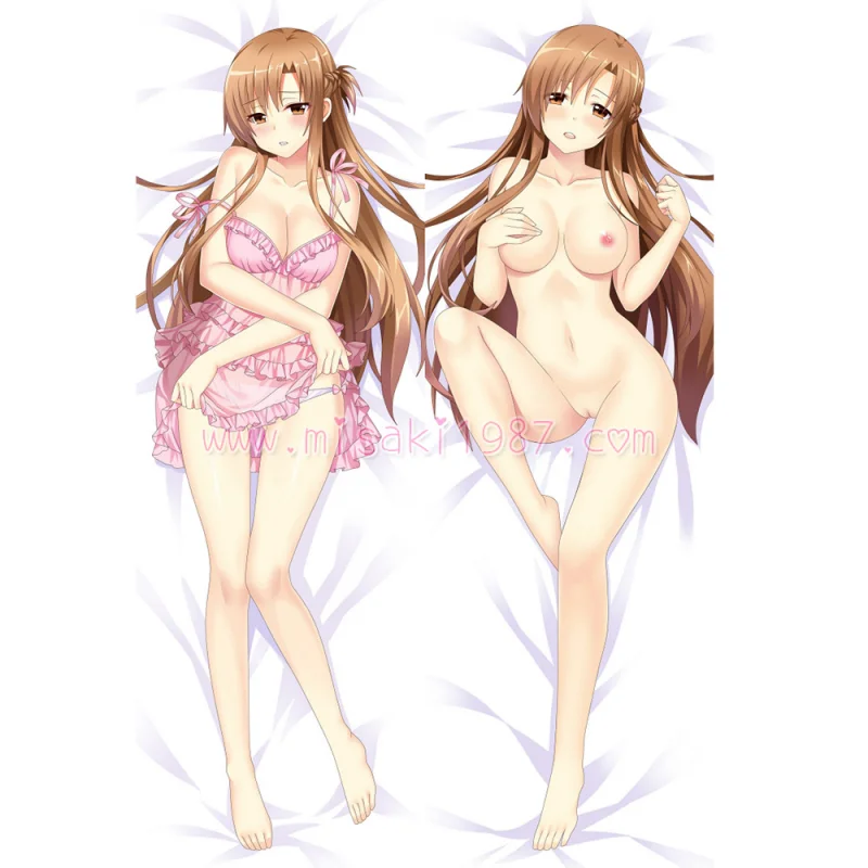 Sword Art Online Dakimakura Yuuki Asuna Body Pillow Case 13 - Click Image to Close