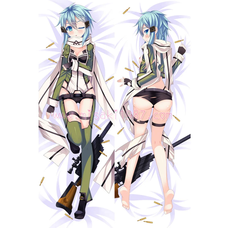 Sword Art Online GGO Dakimakura Sinon Body Pillow Case 05 - Click Image to Close