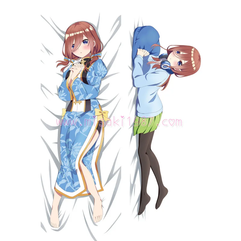 The Quintessential Quintuplets Dakimakura Nakano Miku Body Pillow Case 18 - Click Image to Close
