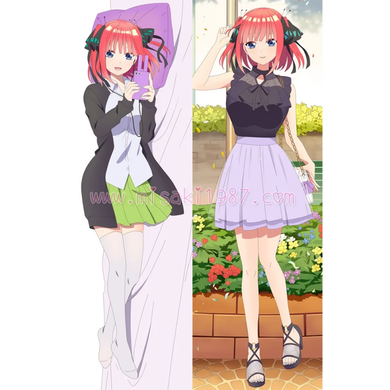 The Quintessential Quintuplets Dakimakura Nakano Nino Body Pillow Case 12 - Click Image to Close
