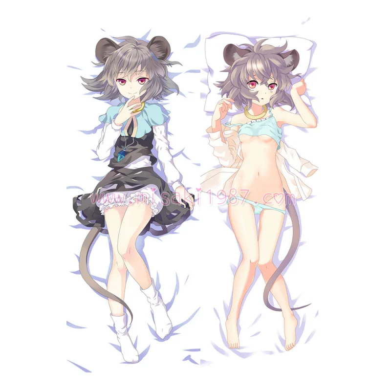 Touhou Project Dakimakura Nazrin Body Pillow Case - Click Image to Close