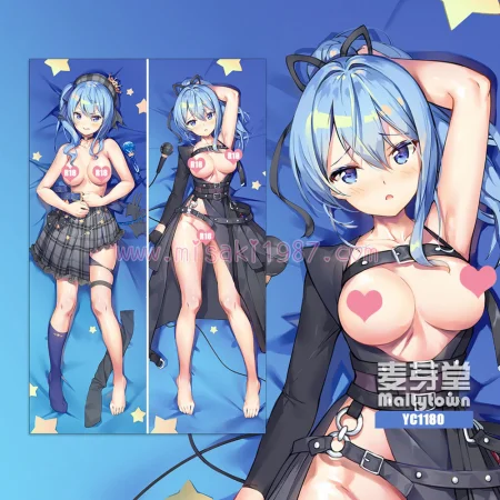 Virtual YouTuber Dakimakura Hoshimachi Suisei Body Pillow Case 04