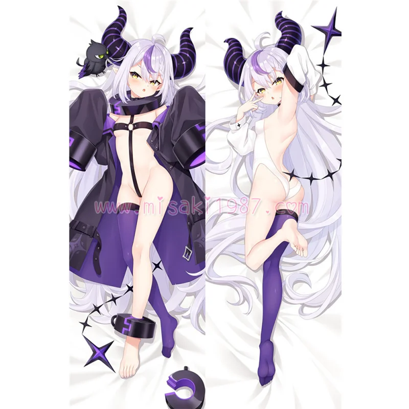 Virtual YouTuber Dakimakura La+ Darknesss Body Pillow Case 02 - Click Image to Close