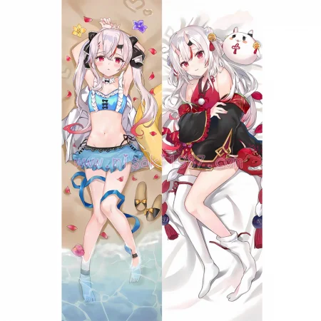 Virtual YouTuber Dakimakura Nakiri Ayame Body Pillow Case 08