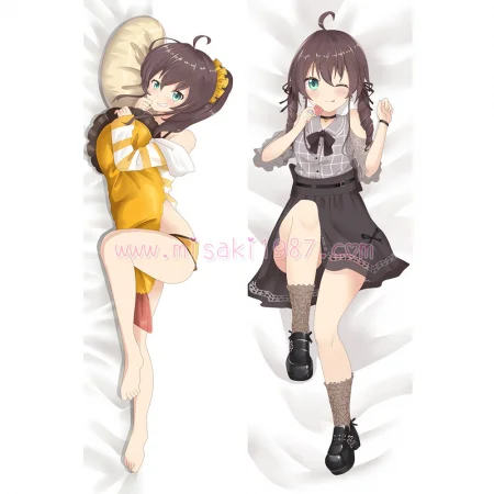 Virtual YouTuber Dakimakura Natsuiro Matsuri Body Pillow Case
