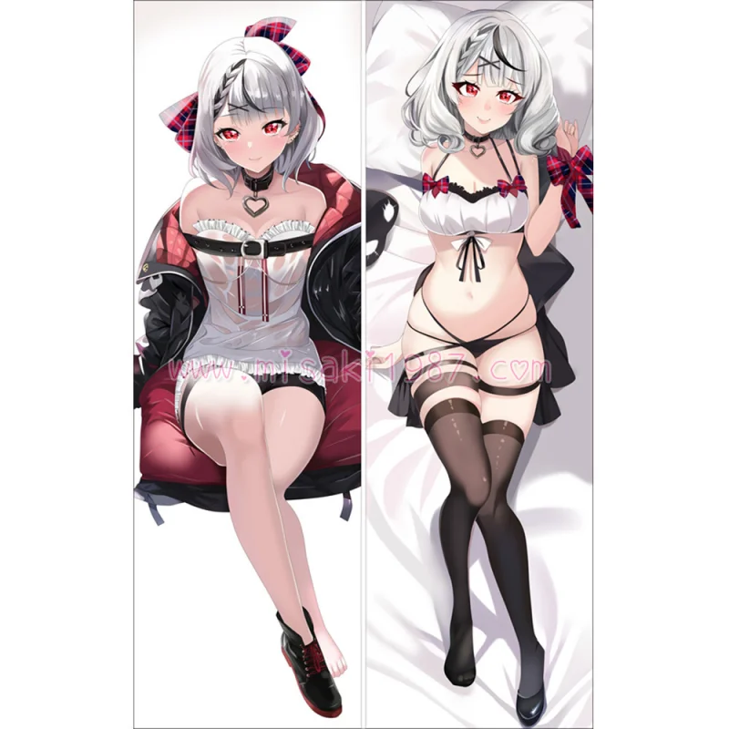 Virtual YouTuber Dakimakura Sakamata Chloe Body Pillow Case 09 - Click Image to Close