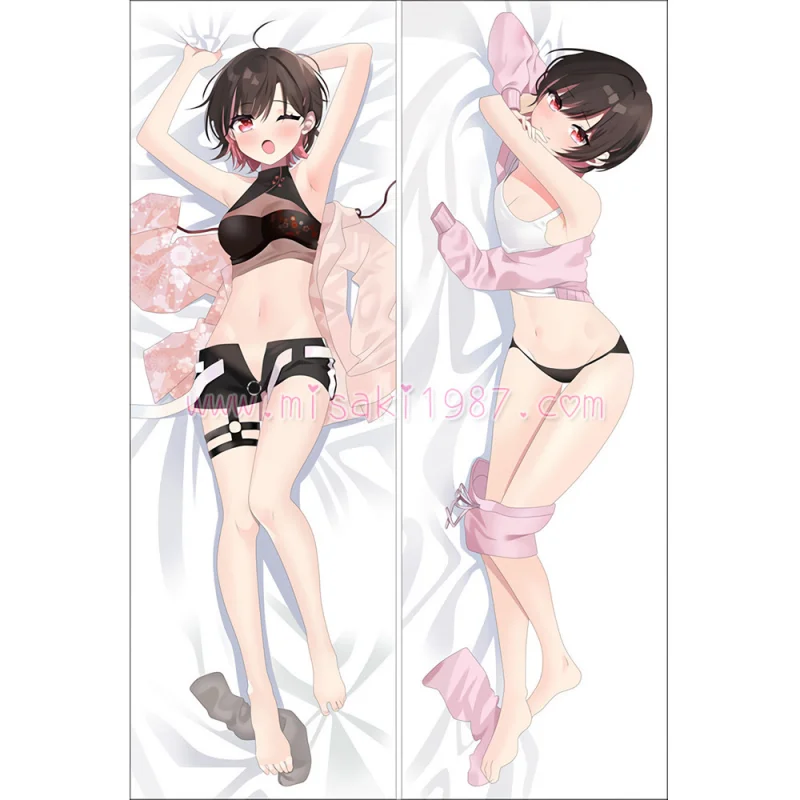 Virtual YouTuber Dakimakura Ume Sunohara Body Pillow Case - Click Image to Close
