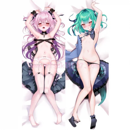 Virtual YouTuber Dakimakura Uruha Rushia Body Pillow Case 04