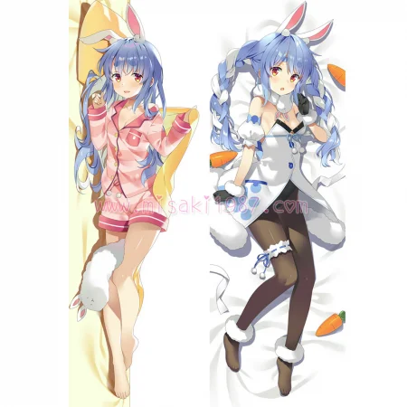 Virtual YouTuber Dakimakura Usada Pekora Body Pillow Case 04