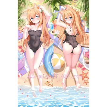 Blue Archive Dakimakura Iochi Mari Body Pillow Case 02