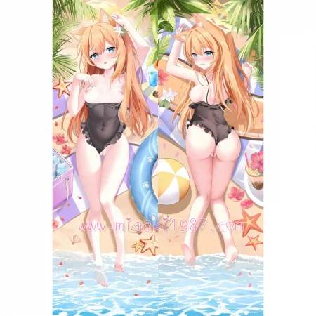 Blue Archive Dakimakura Iochi Mari Body Pillow Case 03