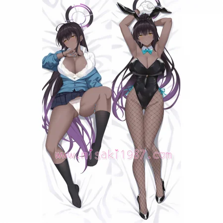 Blue Archive Dakimakura Kakudate Karin Body Pillow Case 16