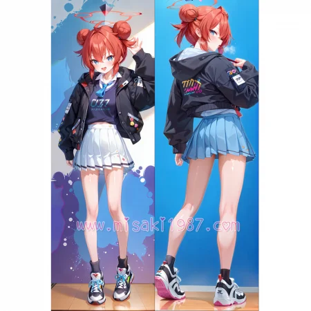 Blue Archive Dakimakura Konuri Maki Body Pillow Case 03