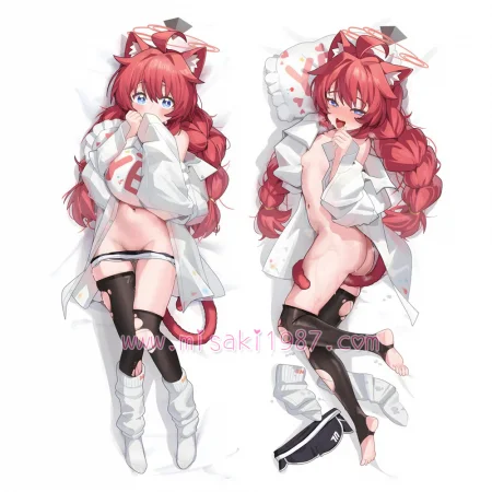 Blue Archive Dakimakura Konuri Maki Body Pillow Case 05