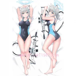 Blue Archive Dakimakura Sunaookami Shiroko Body Pillow Case 17