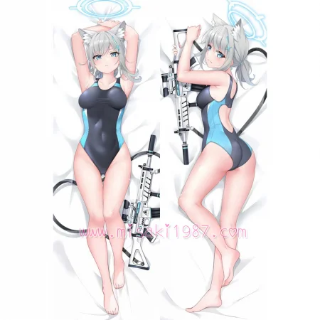 Blue Archive Dakimakura Sunaookami Shiroko Body Pillow Case 17