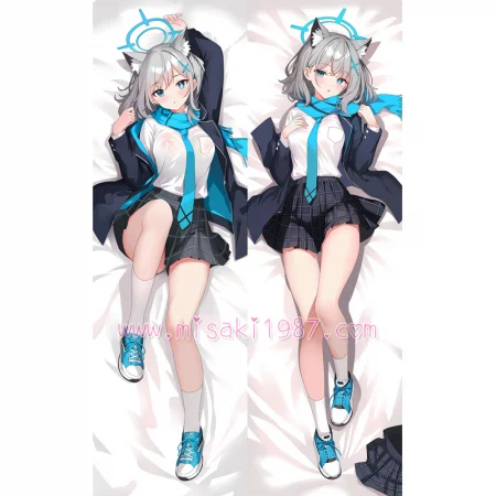 Blue Archive Dakimakura Sunaookami Shiroko Body Pillow Case 20