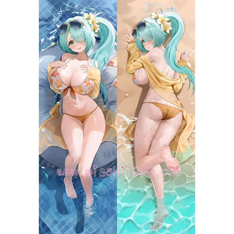 Blue Archive Dakimakura Tsuchinaga Hiyori Body Pillow Case - Click Image to Close