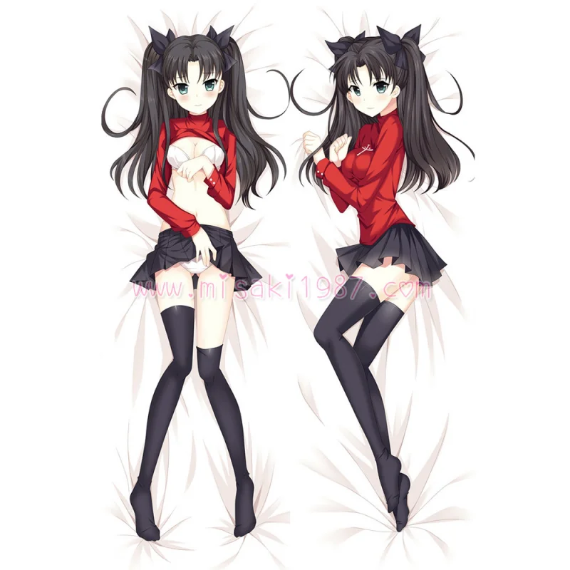 Fate/Stay night Fate/Zero Dakimakura Rin Tohsaka Body Pillow Case 05 - Click Image to Close