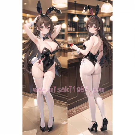 Genshin Impact Dakimakura Amber Body Pillow Case 06