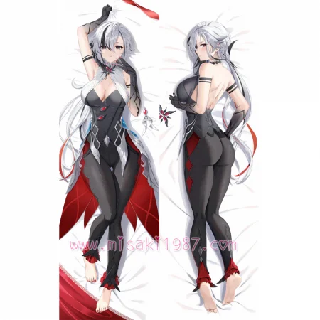 Genshin Impact Dakimakura Arlecchino Body Pillow Case 14