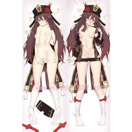Genshin Impact Dakimakura Hu Tao Walnut Body Pillow Case 16